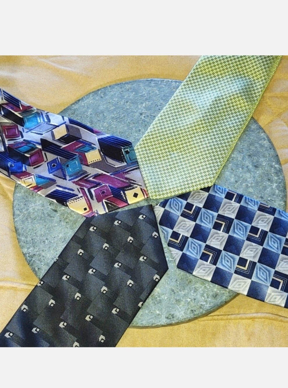Assorted Silk Ties Bundle of 4